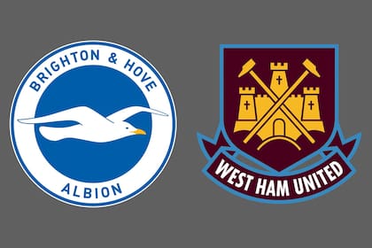 Brighton and Hove Albion y West Ham United disputaron uno de los encuentros de la jornada del fútbol inglés
