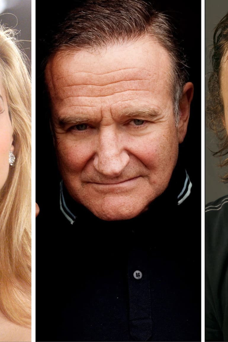 Brittany Murphy, Robin Williams y Heath Ledger