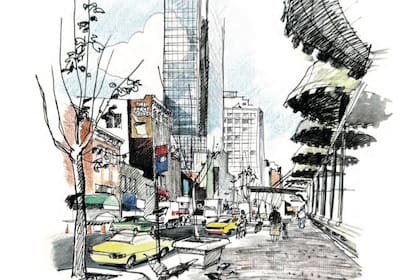 Broadway y 33rd St., Nueva York, Estados Unidos, 1995