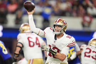 Brock Purdy, de San Francisco, está fuera otra vez; Mac Jones, en duda, pero podría iniciar