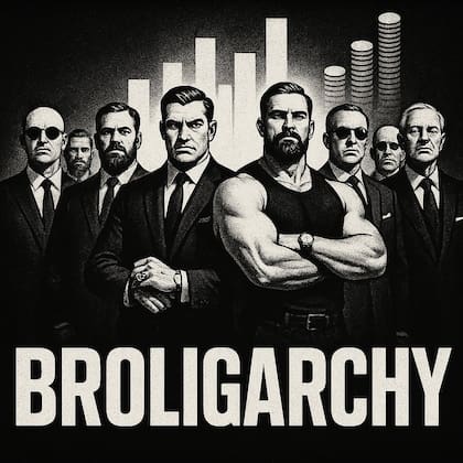 "Broligarchy" es un término nacido en internet que describe a un grupo de hombres ricos y poderosos (X/@DeviDevyanthy)