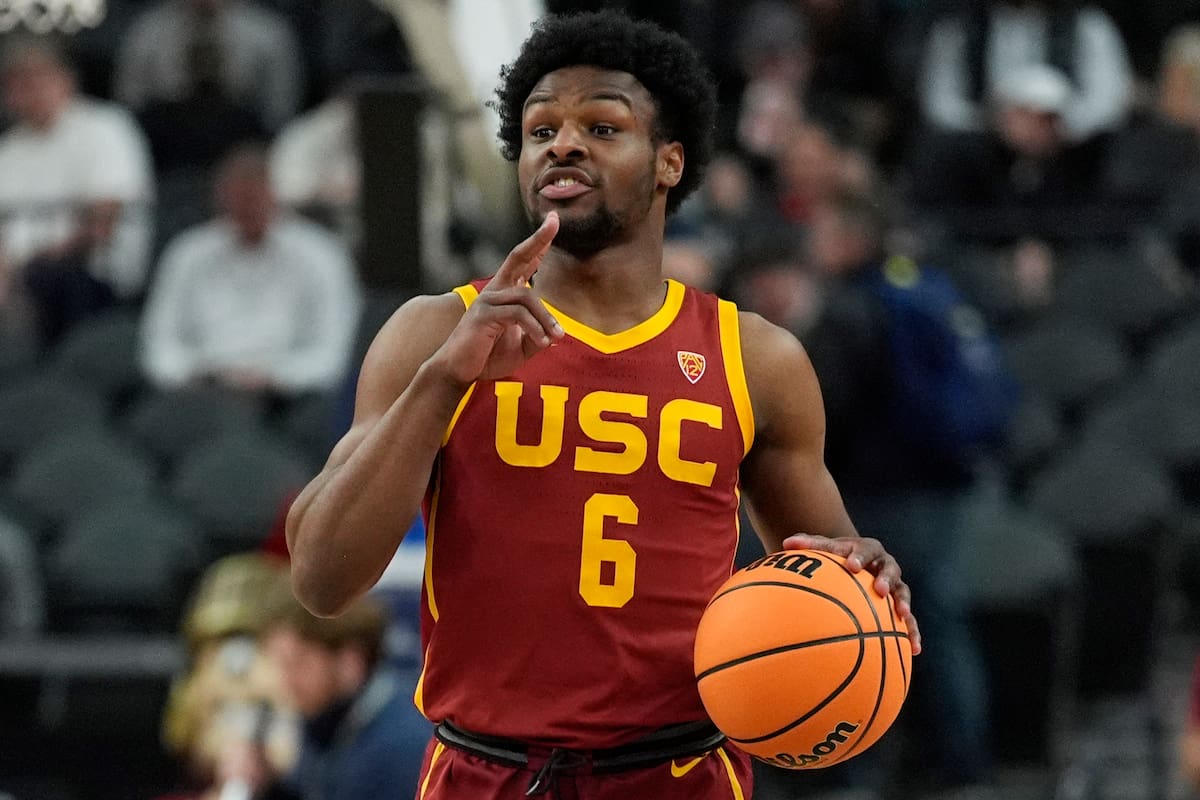 Bronny James es la principal atracción de un Draft de la NBA sin grandes figuras: el sueño de todos es verlo jugar con su padre