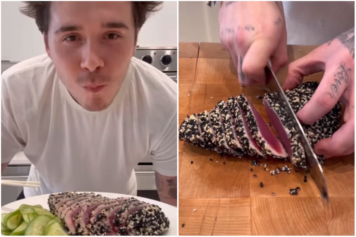 Brooklyn Beckham comparte con sus seguidores su faceta como chef
