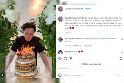 Brooklyn celebró su cumpleaños (Foto Instagram @brooklynbeckham)
