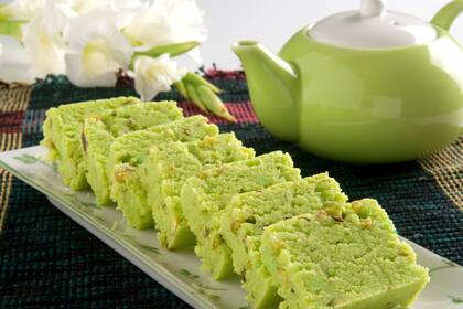 Brownie de pistachos, receta de New Garden.