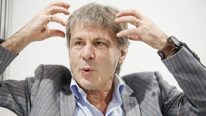 Bruce Dickinson en su versión de orador, cuando vino a Buenos Aires como parte del Campus Party