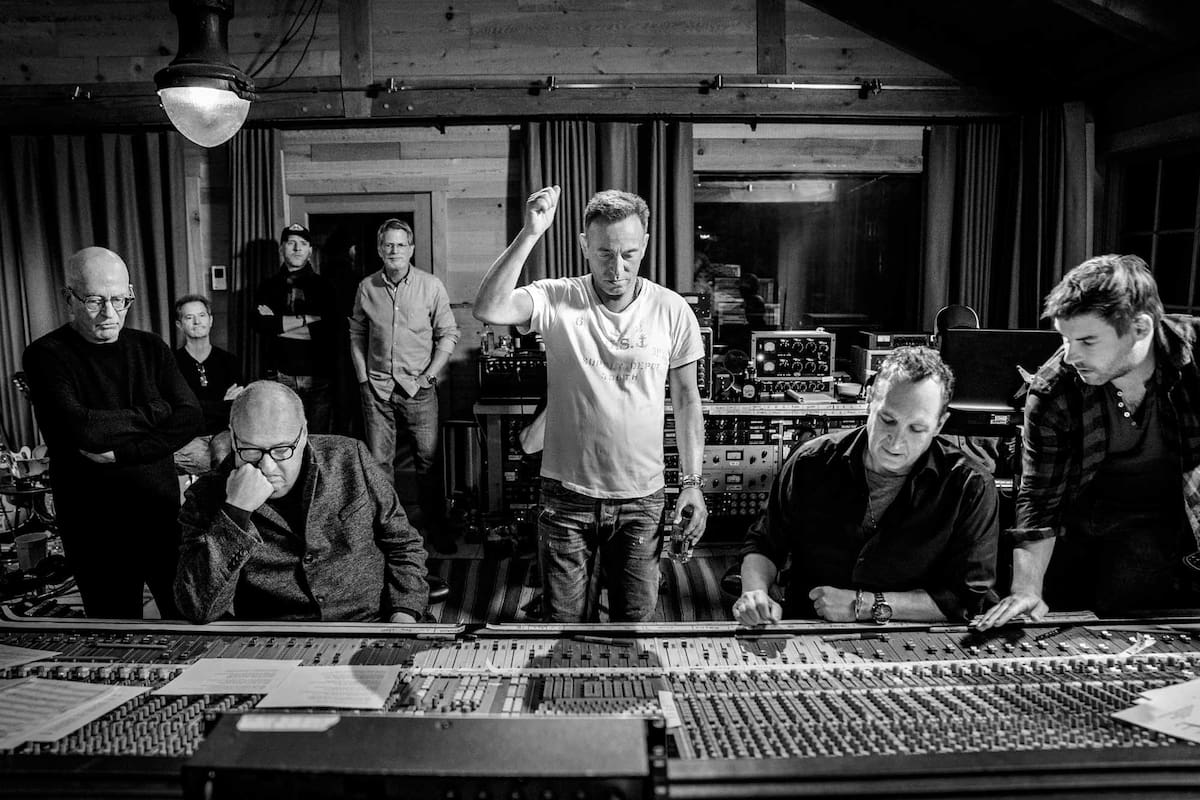 Bruce Springsteen en su estudio de Colts Neck donde grabó Letter to You, el disco que sale el 23 de octubre