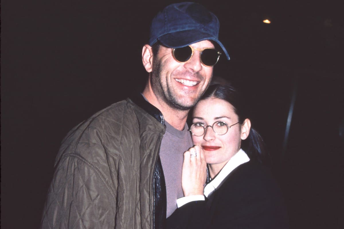 Bruce Willis y Demi Moore, un amor que logró con el tiempo convertirse en amistad