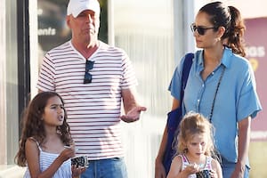 Bruce Willis y Emma Willis junto a sus dos hijas Evelyn Penn y Mabel Ray