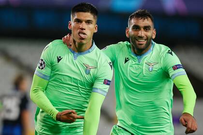 Brujas Lazio. Festejo de Joaquin Correa