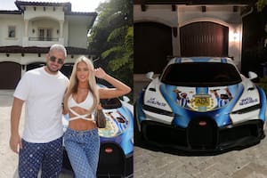 Es argentino, trabaja como trader en Miami y personalizó su Bugatti de US$5 millones en homenaje a la selección
