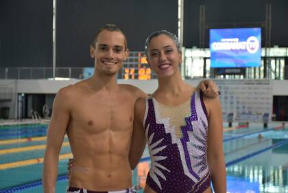 Bruno Lazzaro y Delfina Seco hicieron historia en el Sudamericano. Crédito: CADDA