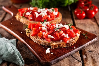 Bruschette de la nona.