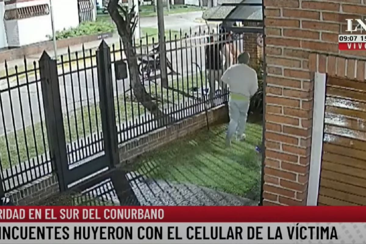 Brutal robo en Lomas de Zamora