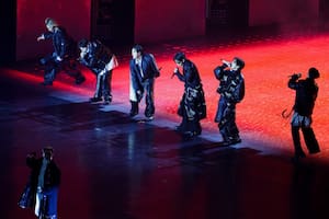 BTS dio un show en Seúl y marcó su regreso a los escenarios después de cuatro años (Foto: AFP)