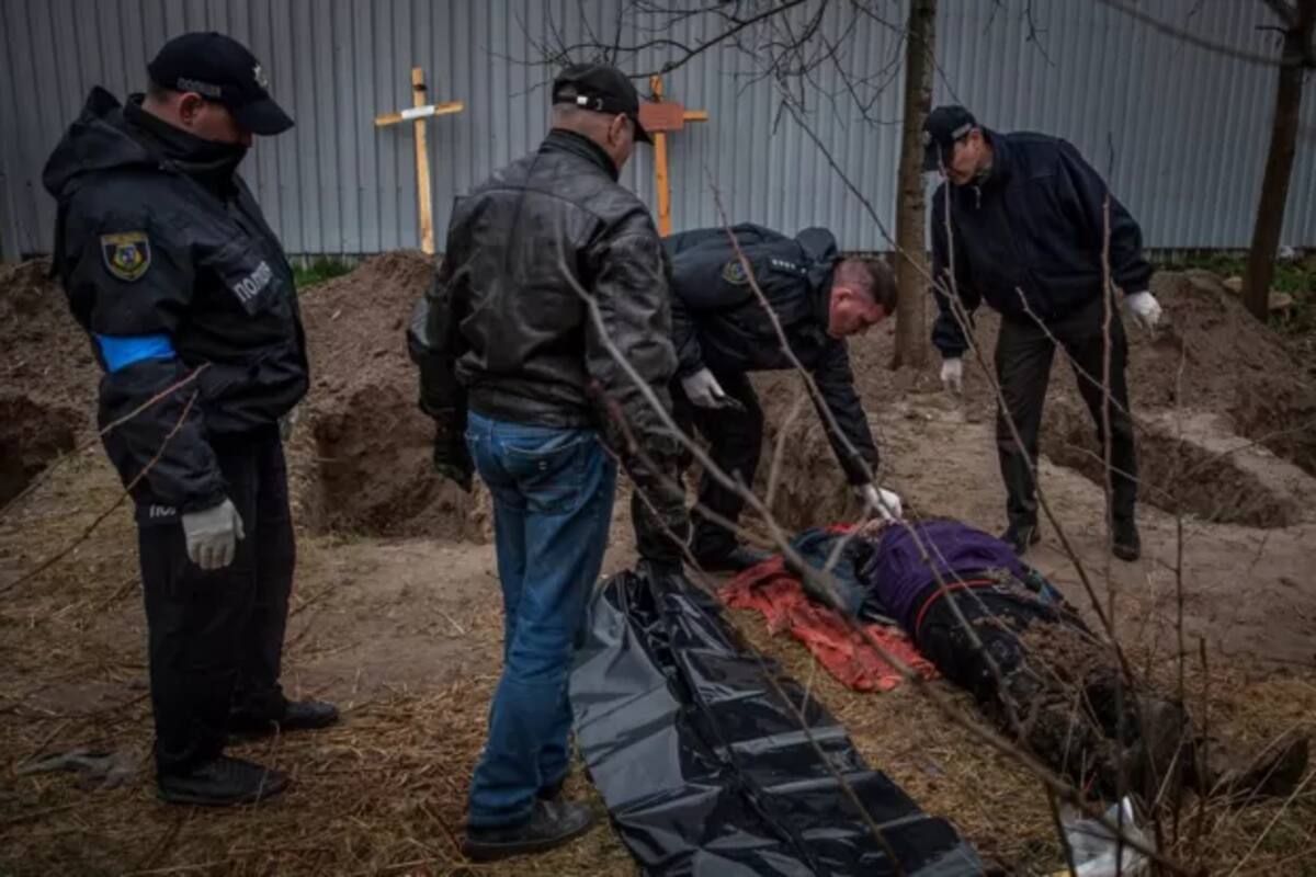 Bucha fue una de las ciudades que quedó devastada por la invasión rusa