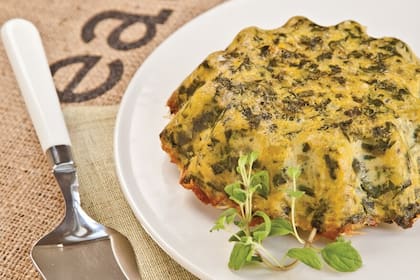 Budín de acelga