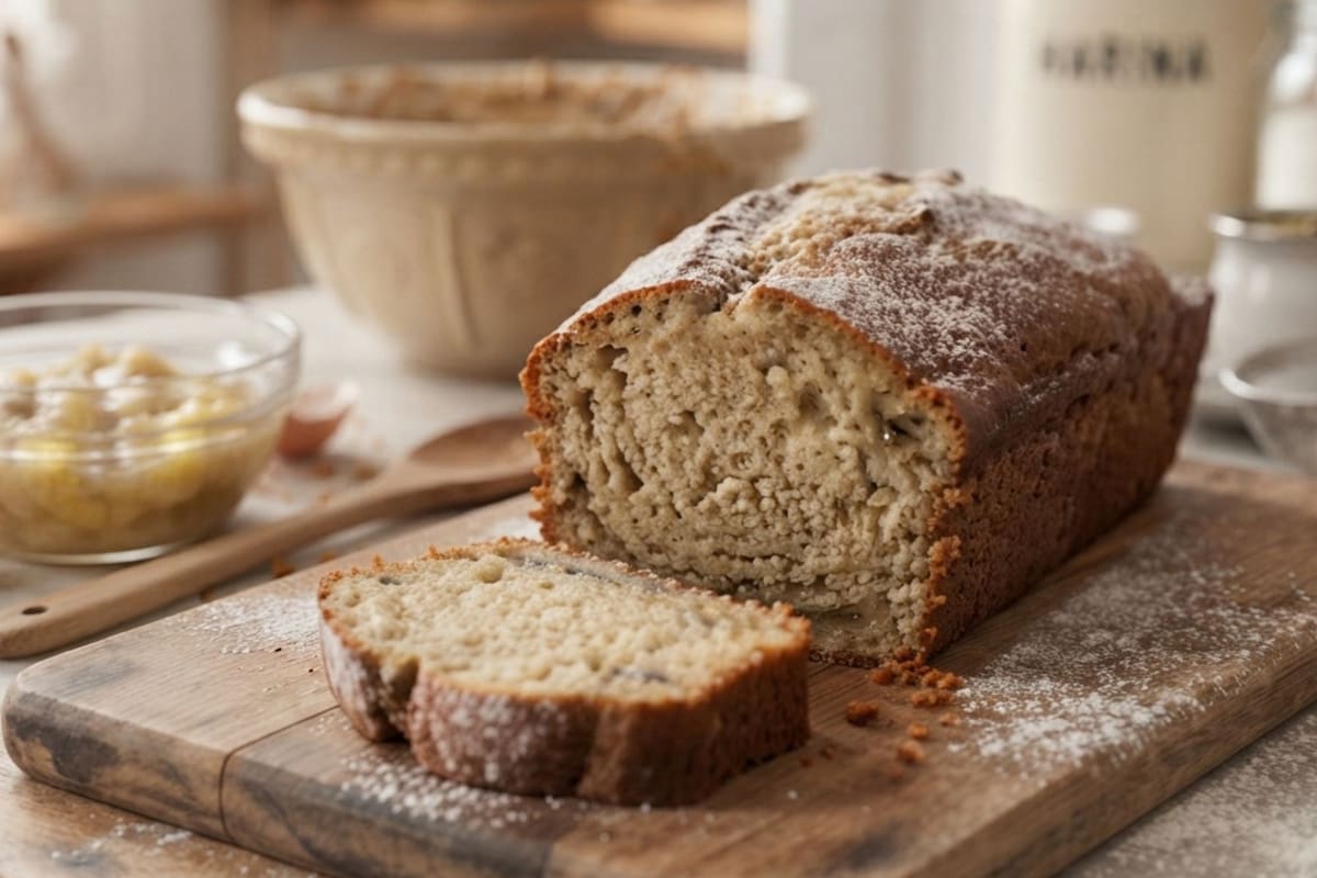 Budín de banana: la receta fácil y esponjosa para la merienda (Foto: imagen ilustrativa con IA)