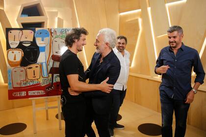 Buen amigo. Gaudio estuvo en el primer programa de Kusnetzoff de 2018