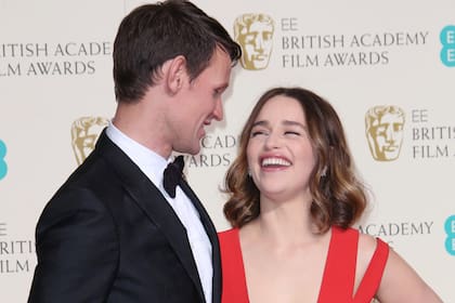 Buena onda. Emilia Clarke y Matt Smith, en los premios Bafta, en 2016