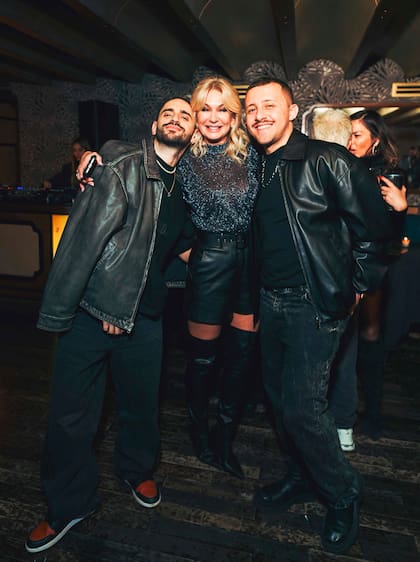 ¡Buena onda entre colegas! Federico Popgold, Yanina Latorre y Fefe Bongiorno, una de las "suricatas" de LAM