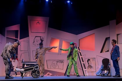 Buena presencia, con estética comic a lo Rep, en La Comedia