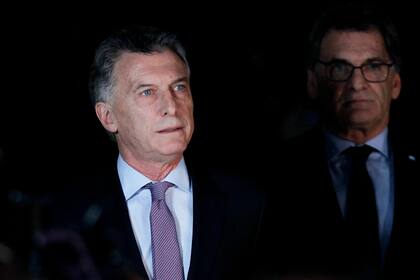 Buenos Aires 18/7/2019. El presidente Mauricio macri encabeza un acto en el Museo de la casa de Gobierno, donde se presenta el libro (R)Justicia perseguiras(R) en ocasion a un nuevo aniversario del atentado a la AMIA