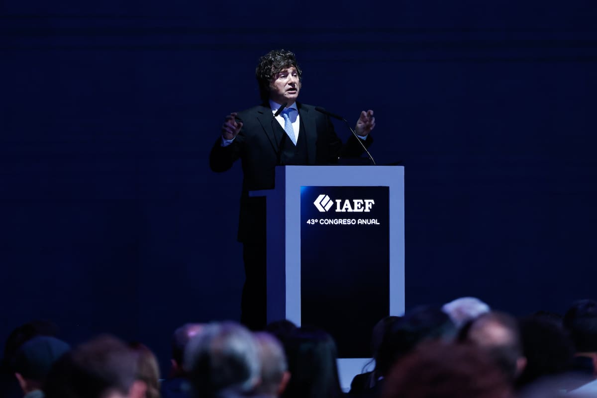 Buenos Aires 2jun26. Cierre del IAEF con la presencia de Javier Milei.
