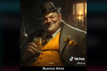 Buenos Aires como un gánster. Un artista creó con inteligencia artificial las provincias argentinas como si fueran villanos de películas
