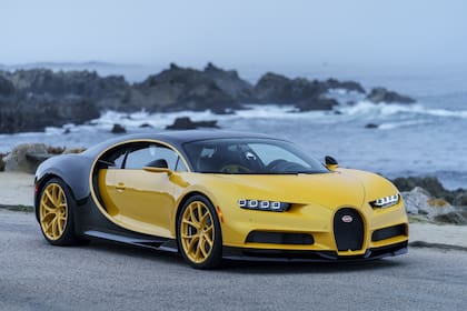 El conductor iba a bordo de un Bugatti Chiron