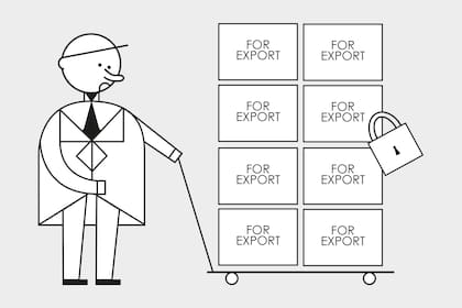 Bulat. Ilustración. Impuesto a las exportaciones