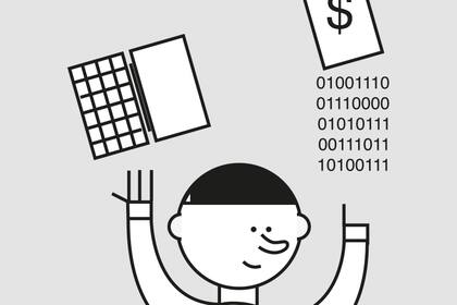 Bulat, ilustración. Nuevo mercado en el mundo digital