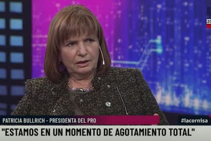 Bullrich, en entrevista con Majul