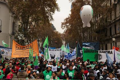 Bullrich indicó que no aceptará los bloqueos en las calles. "Si aceptás el sometimiento, en cuatro años te echan a patadas", dijo.
