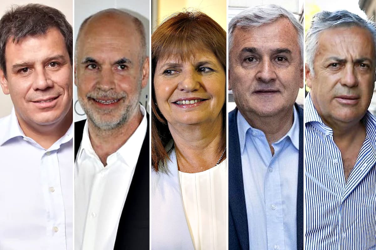 Bullrich, Manes, Larreta, Morales y Cornejo