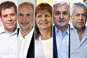 Bullrich, Manes, Larreta, Morales y Cornejo