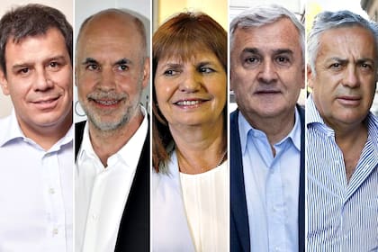Manes, Larreta, Bullrich, Morales y Cornejo los aspirantes de la oposición para convertirse en candidatos presidenciales en 2023