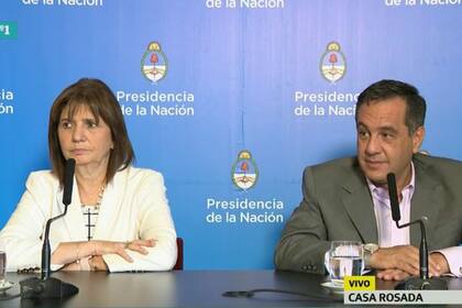 Bullrich y Finocchiaro mostraron opiniones diferentes