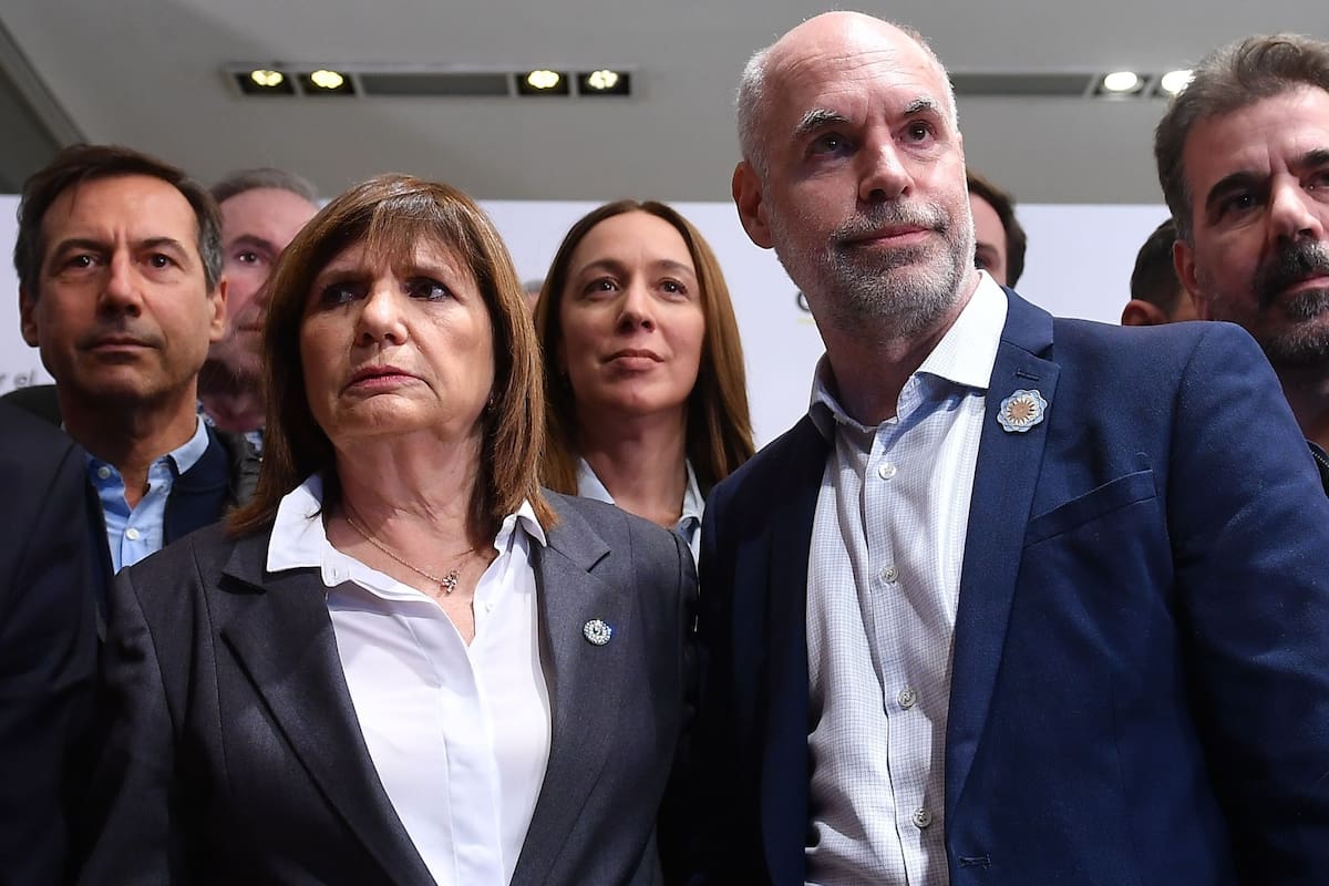 Bullrich y Larreta, la última vez que se mostraron juntos; la campaña empezó a cara de perro