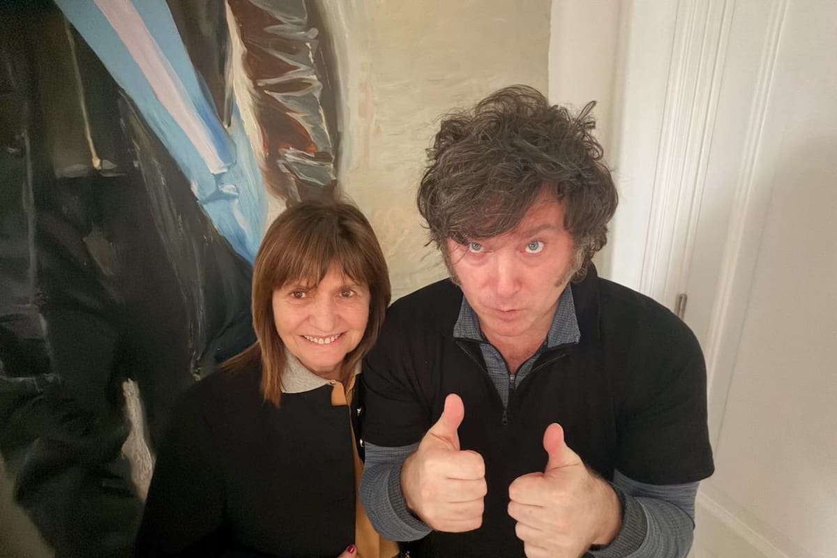 Bullrich y Milei, en la quinta de Olivos
