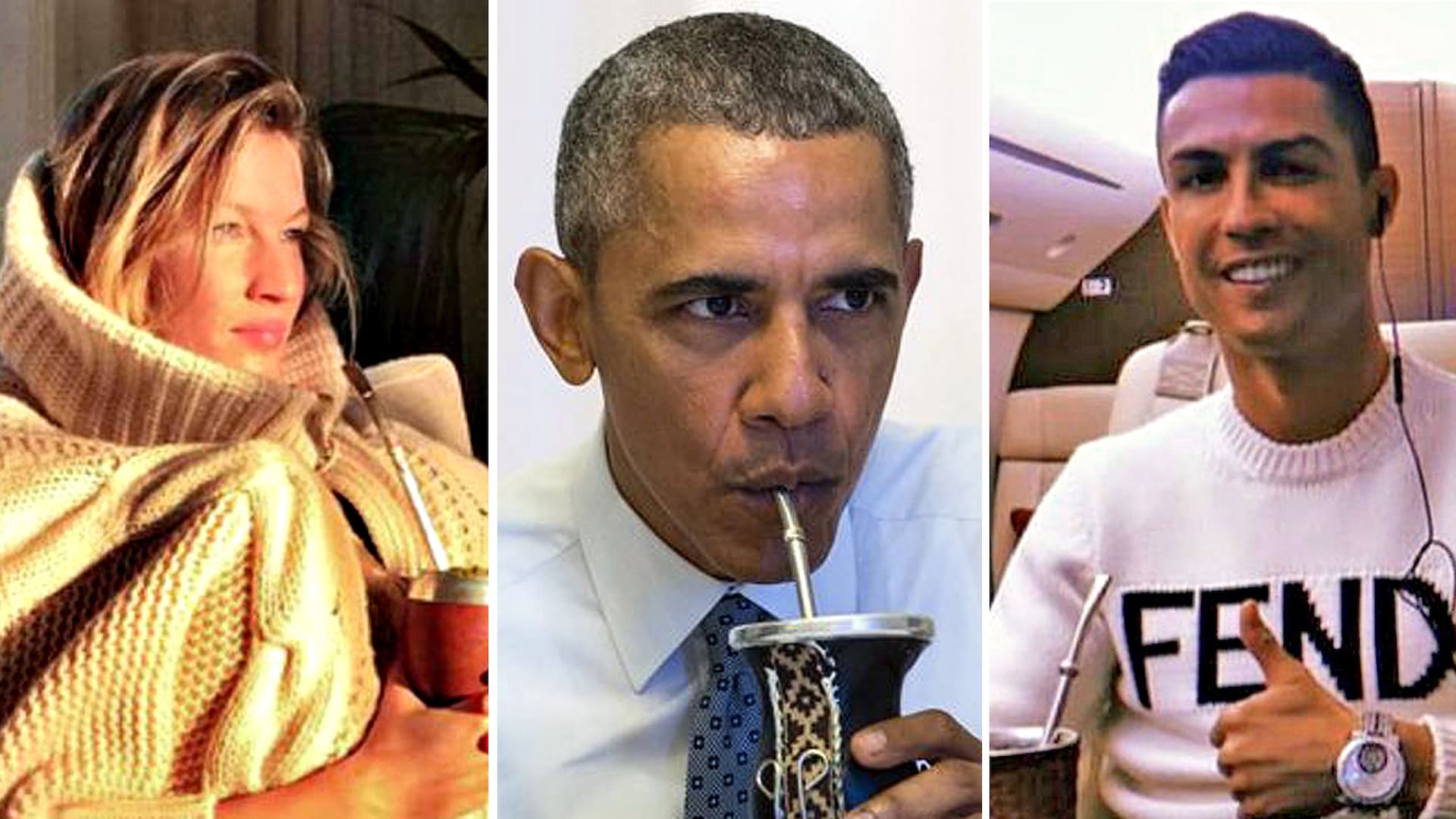 Bundchen, Obama y Ronaldo