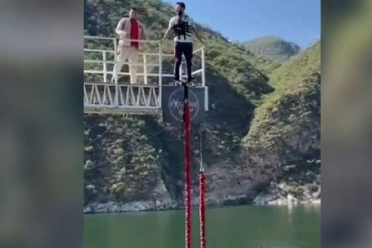 Bungee Jumping. En Salta, un hombre se arrojó al vacío y se le cortó la soga.