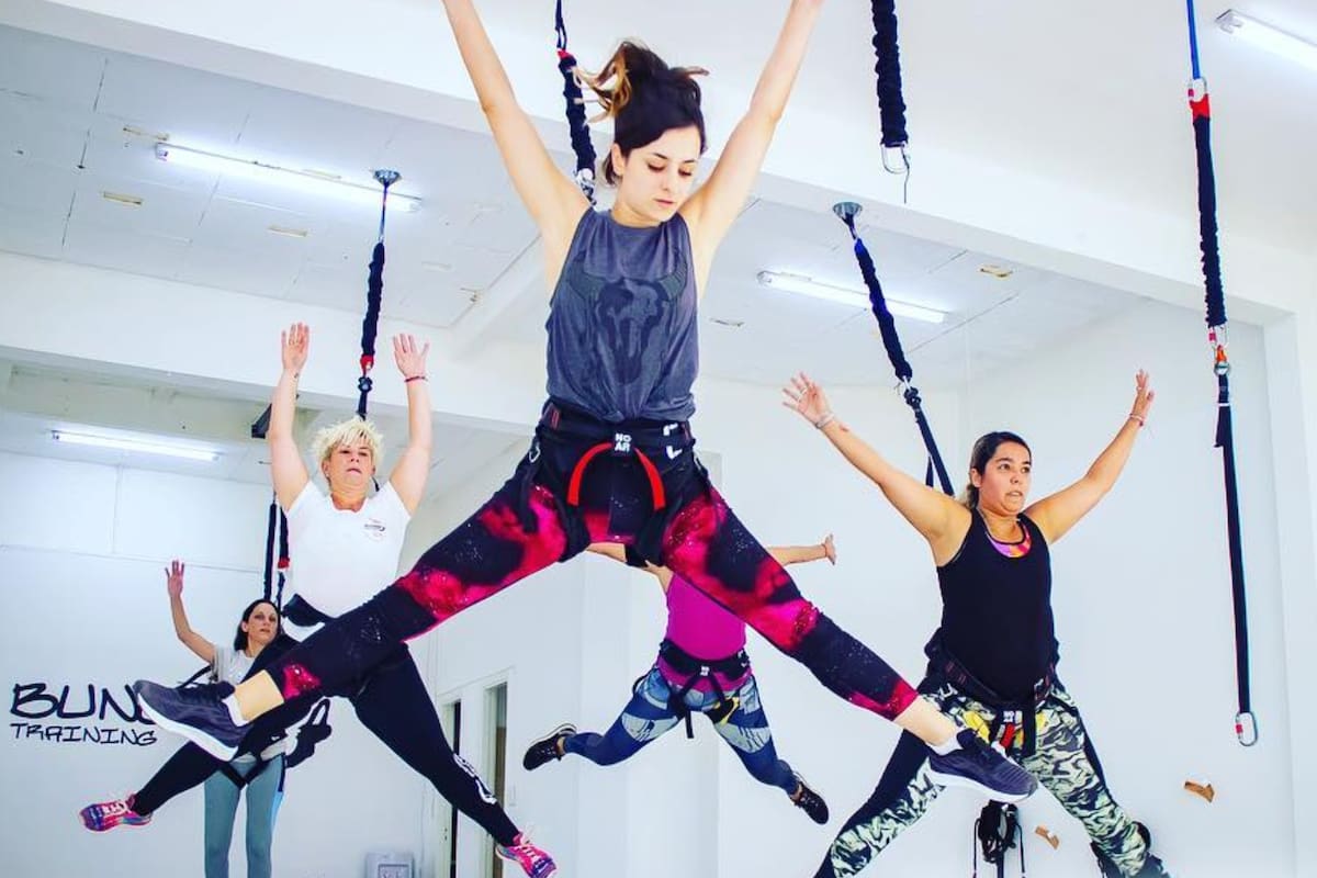 Bungee Training es una disciplina que permite tener la sensación de estar volando durante el entrenamiento