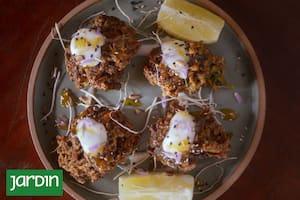 Buñuelos de la huerta de La Pebeta.