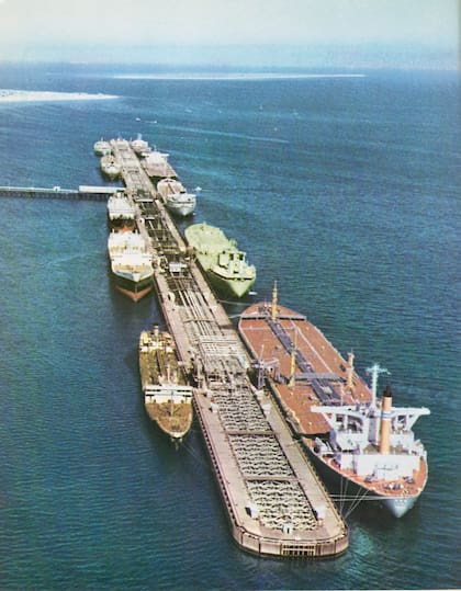 Buques petroleros en el golfo pérsico