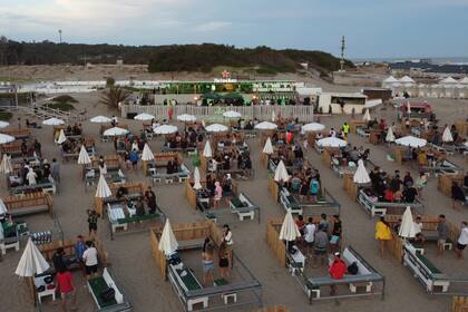 Burbujas en la playa