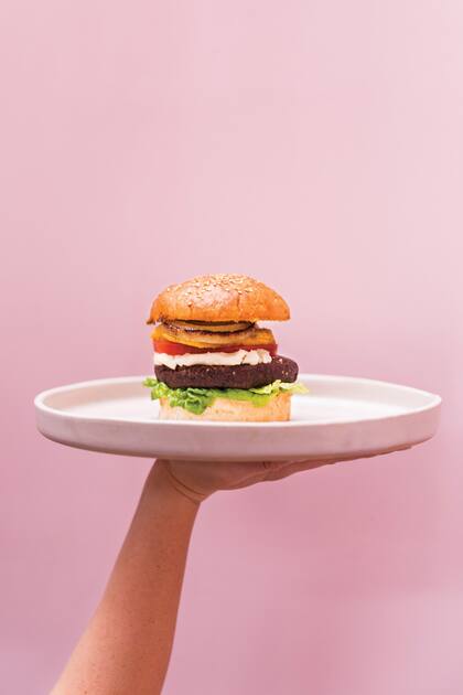 Burguer de hongos.