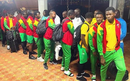 Burkina Faso, sorprendido, a la llegada al aeropuerto local
