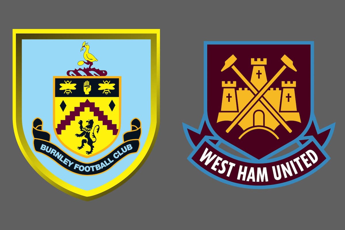 Burnley vs. West Ham United, por una nueva jornada del fútbol inglés