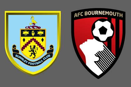 Burnley y Bournemouth disputaron uno de los encuentros de la jornada del fútbol inglés